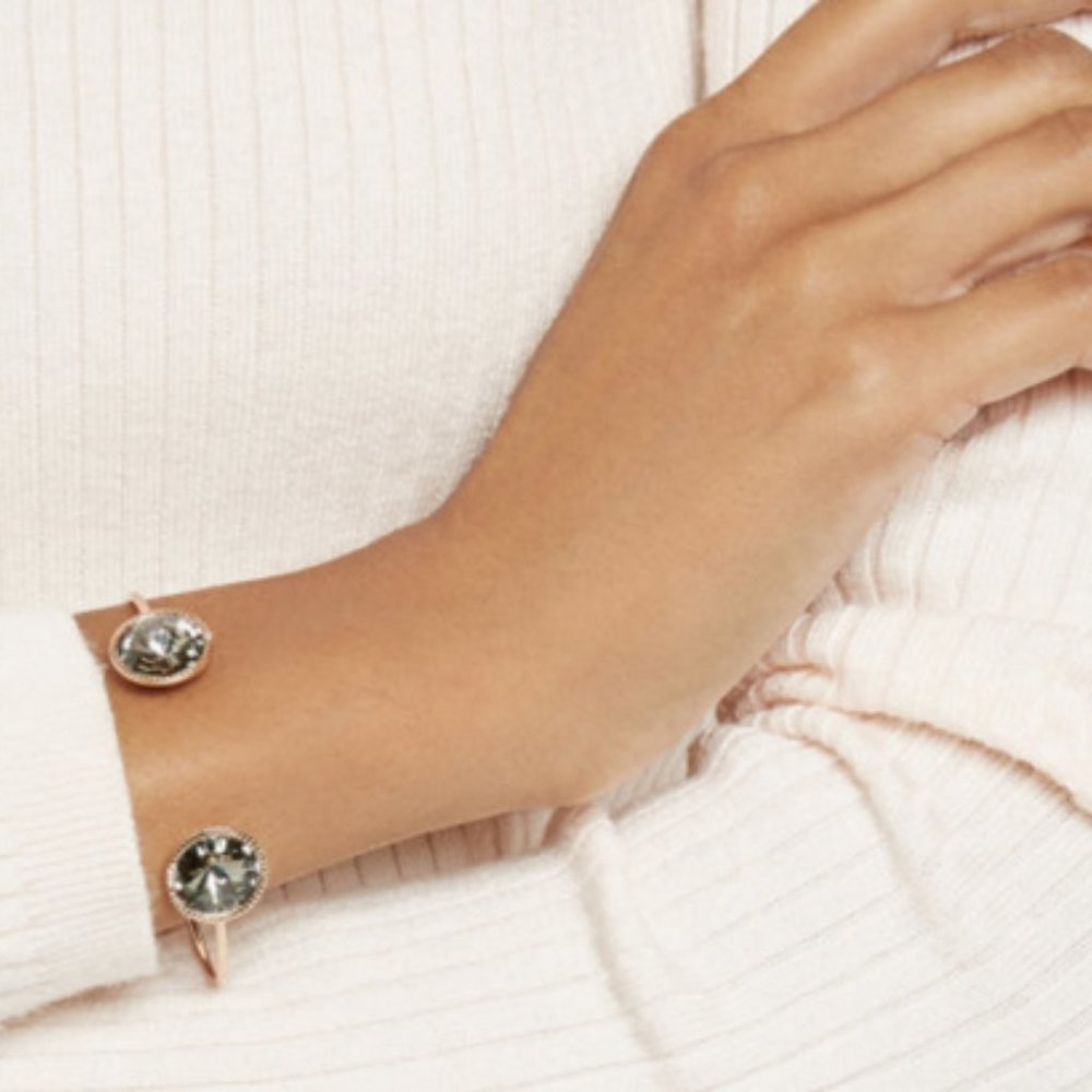 Ted Baker Rose Gold Revenna Rivoli Crystal Cuff - Picture 5 of 5